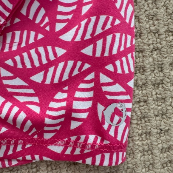 Vibrant Pink Patterned Women's Swim Coverup - Picture 4 of 5